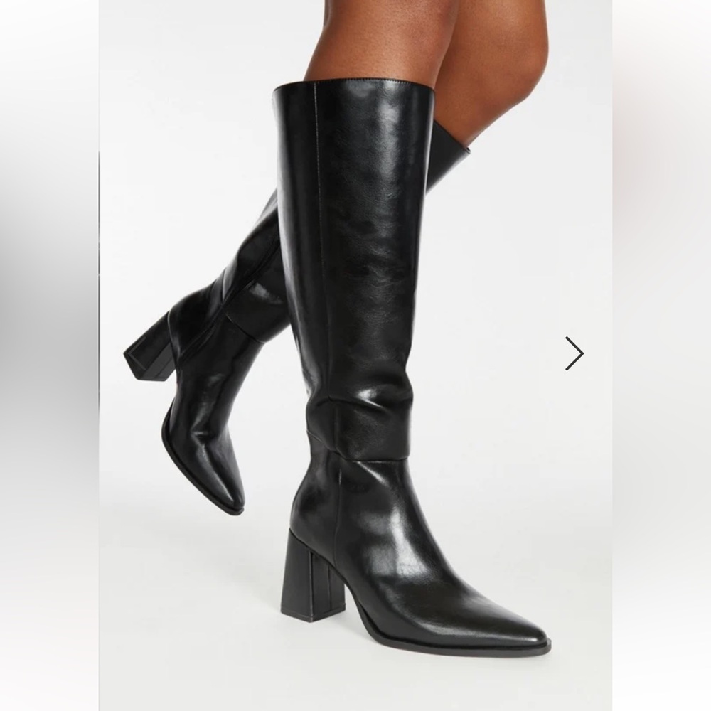 *BRAND NEW* Black Knee High Heeled Boots